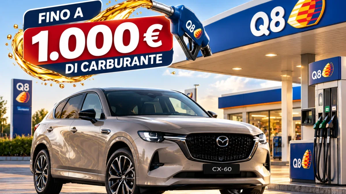 Fino a 1.000 euro di carburante con Mazda CX-60: durata e condizioni dell’offerta